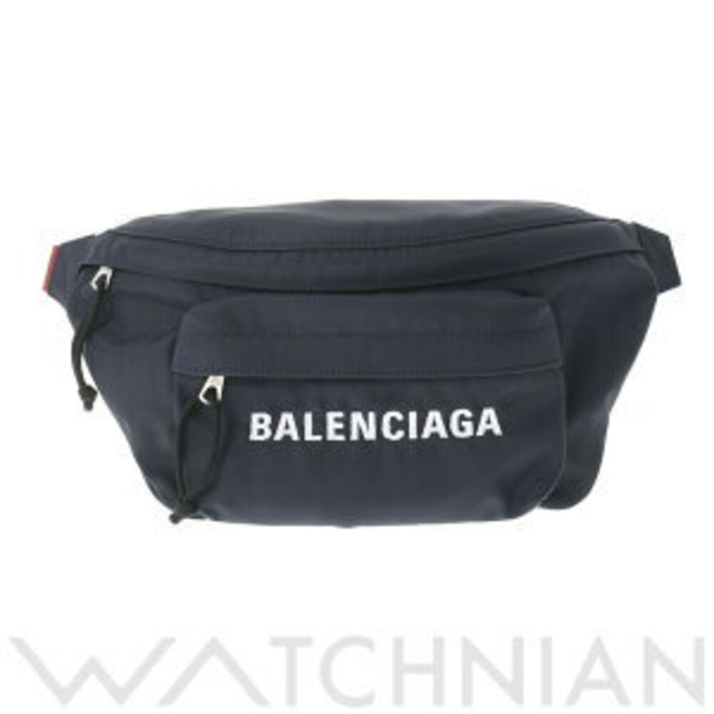 Balenciaga Wheel Belt Bag Waist Navy Blue Body